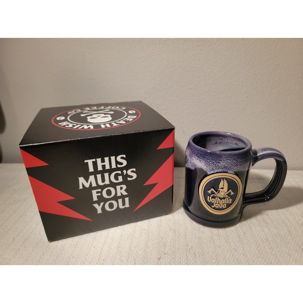 Death Wish Coffee Mug Limited Edition Valhalla Java Tankard #1139/1500 NIB 2024